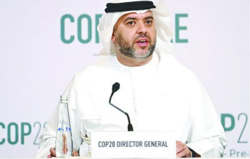 السويدي: نريد تحقيق النتيجة الأكثر طموحًا في COP28