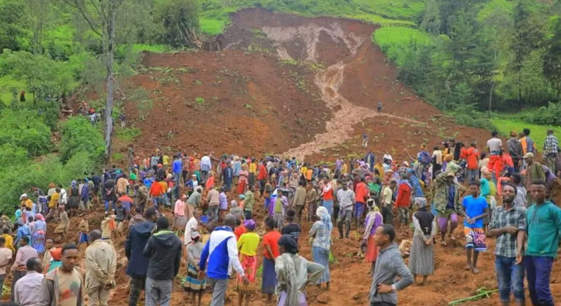 At least 50 bodies pulled from mud after southern Ethiopia landslide